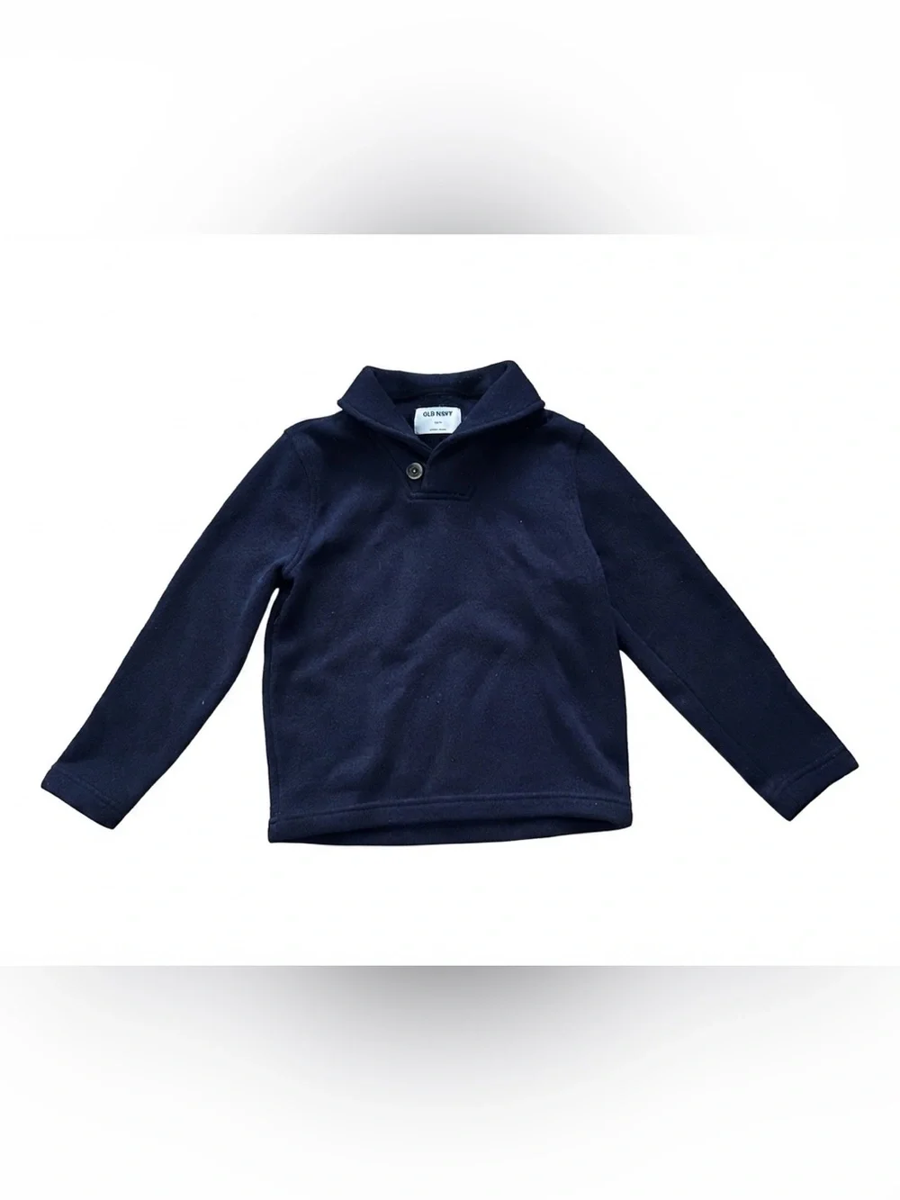 Old Navy Navy Blue Shawl Collar Pullover Sweater Kids Size S (6-7)